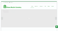 Desktop Screenshot of muslimcemetery.ca